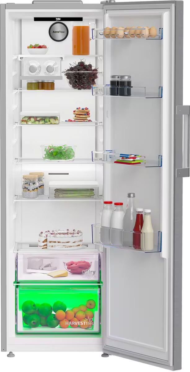 Beko - 628€ - B3RMLNE444HXB - Stand Kühlschrank - 60 cm breit - Edelstahloptik – Bild 3
