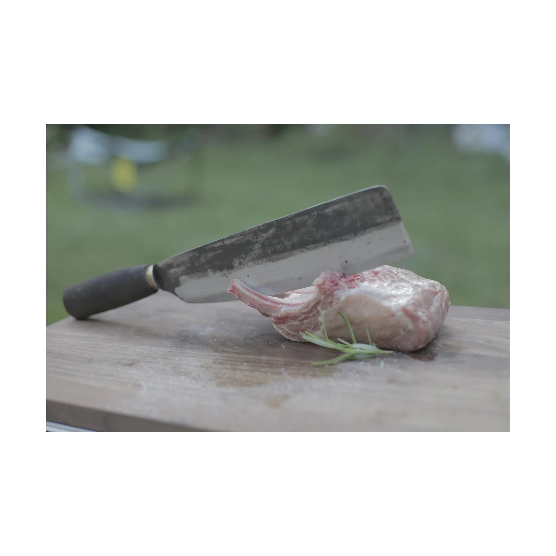 Authentic Blades - 32€ - CHEO - Klingenlänge 25 cm - asiastisches Küchenmesser - Klinge aus Kohlenstoffstahl – Bild 3