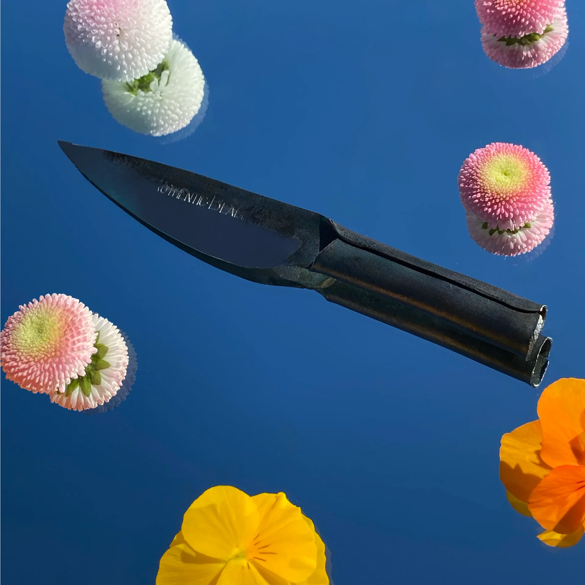 Authentic Blades - 16€ - KHAU - Klingenlänge 13 cm - asiatisches Küchenmesser - Klinge aus Kohlenstoffstahl – Bild 3