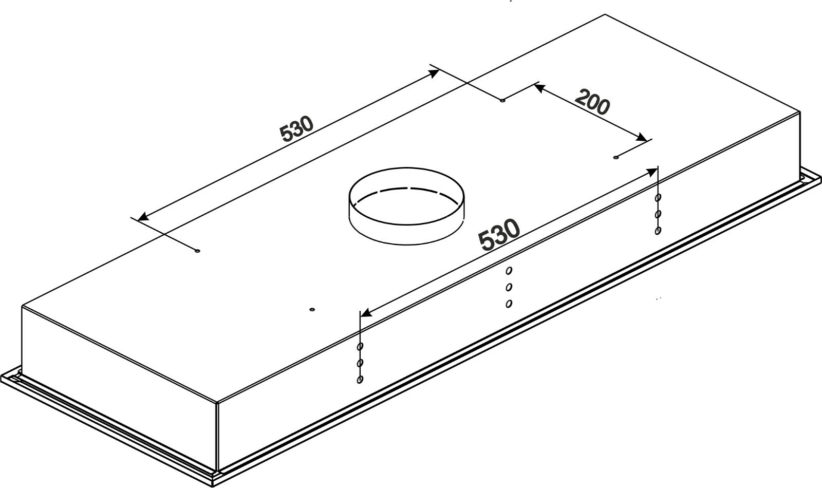 Baumann - 724€ - Aurora 9030 - Edelstahl Deckenlüfter - 90x30 – Bild 3