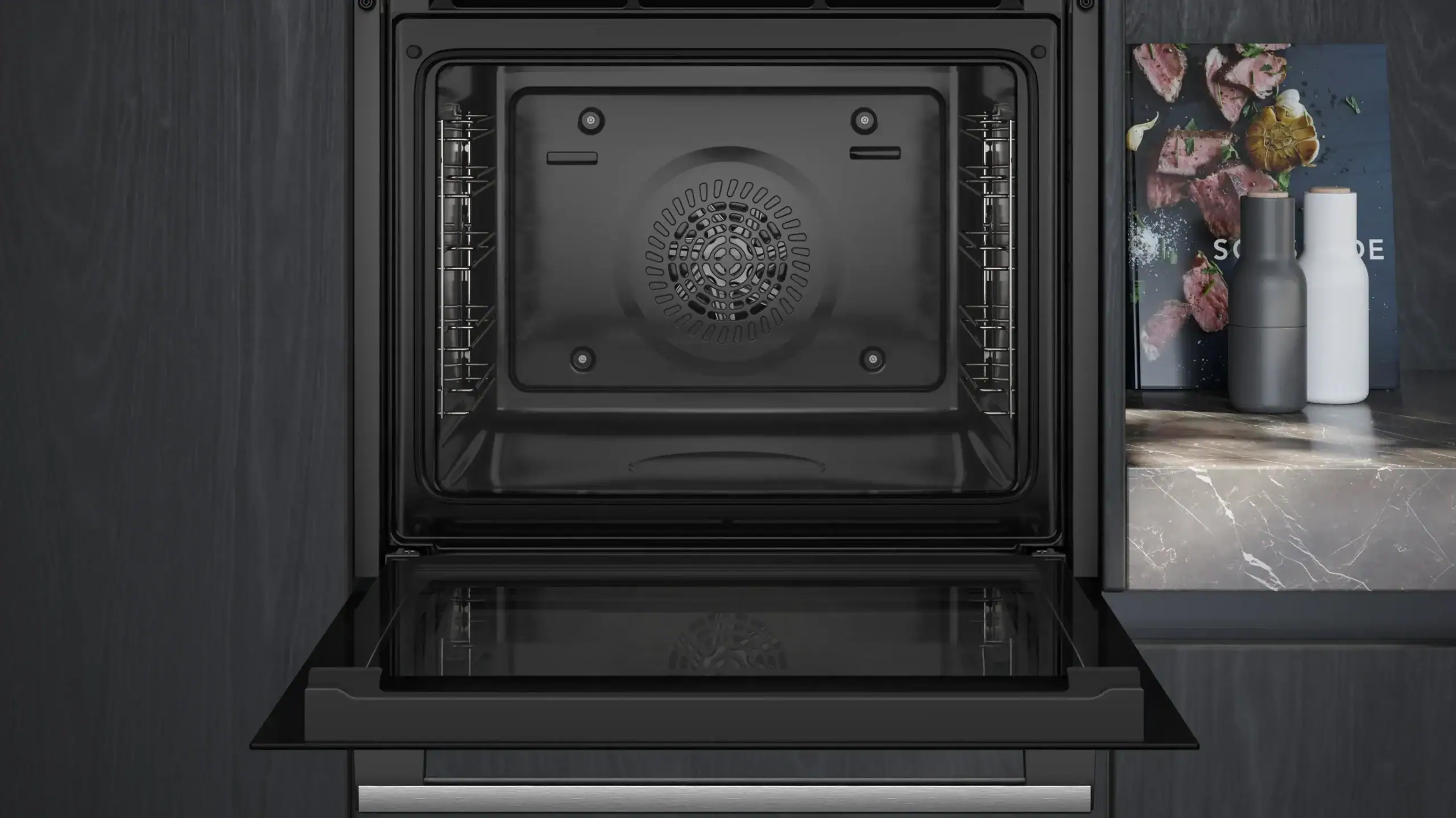 Siemens HB517GBS3 Einbau Backofen iQ500 60 cm 3D Heißluft – Bild 3