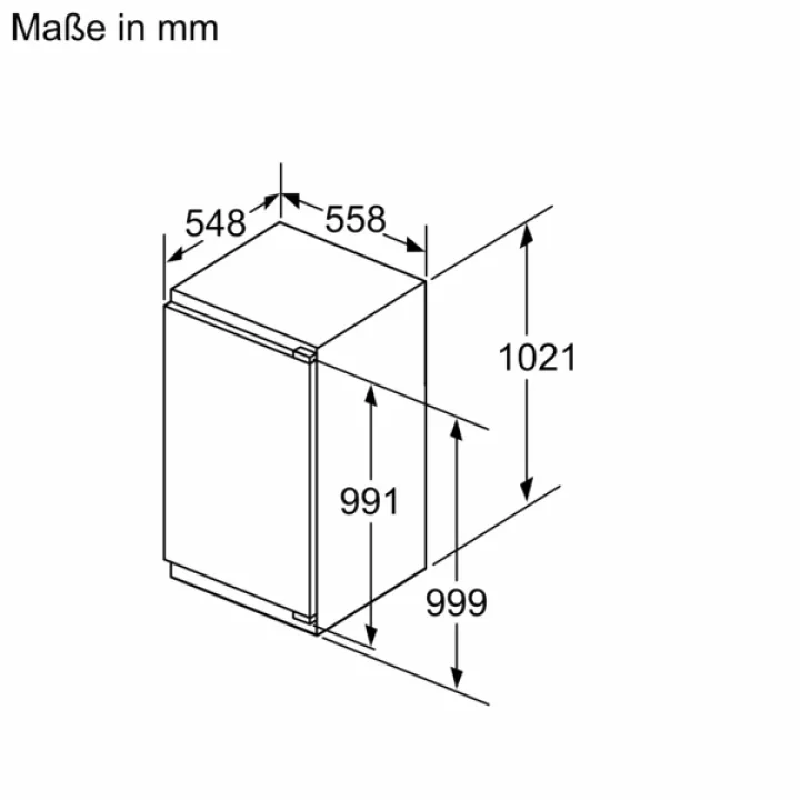 Siemens KI31RADD1 Einbau-Kühlschrank iQ500 165 L mit hyperFresh – Bild 4
