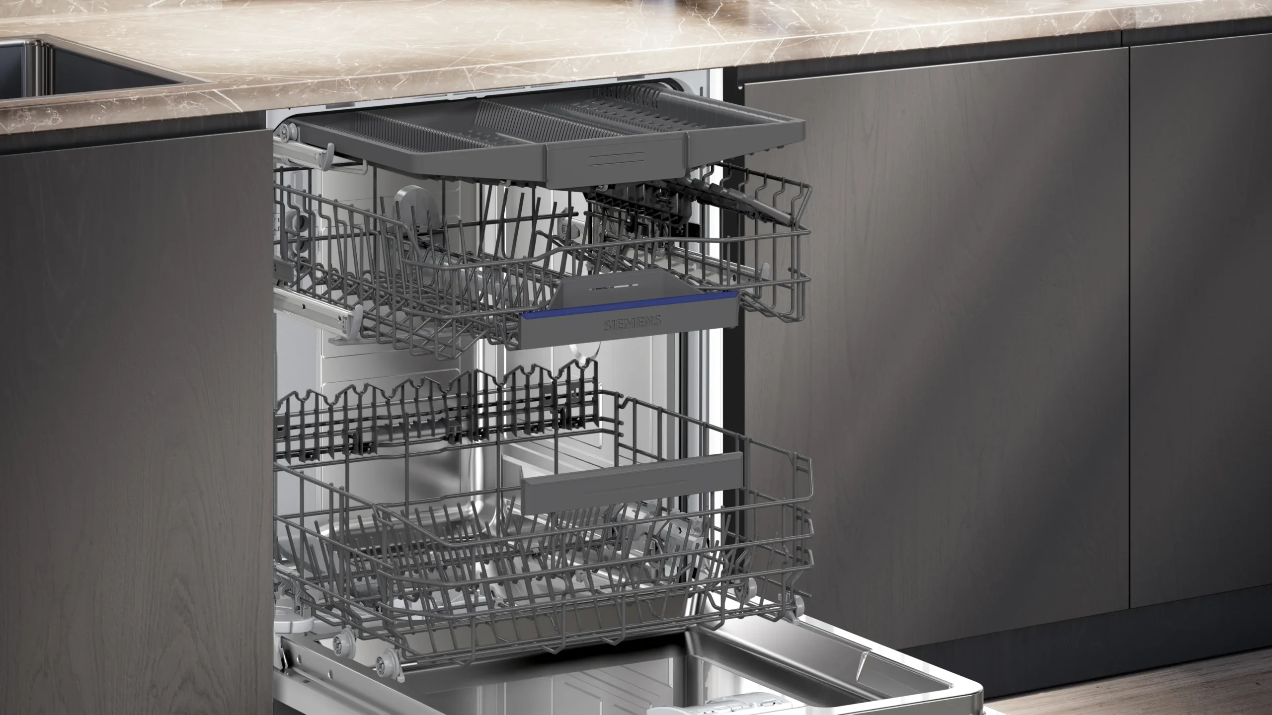 Siemens Unterbau-Geschirrspüler 60 cm Edelstahl SN43ES22CE iQ300 – Bild 4
