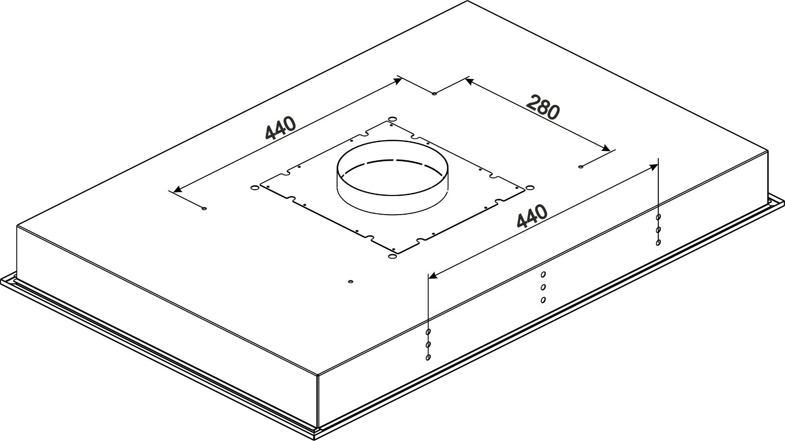Baumann - 739€ - Aurora 9060 - Edelstahl Deckenlüfter - 90x60 – Bild 4