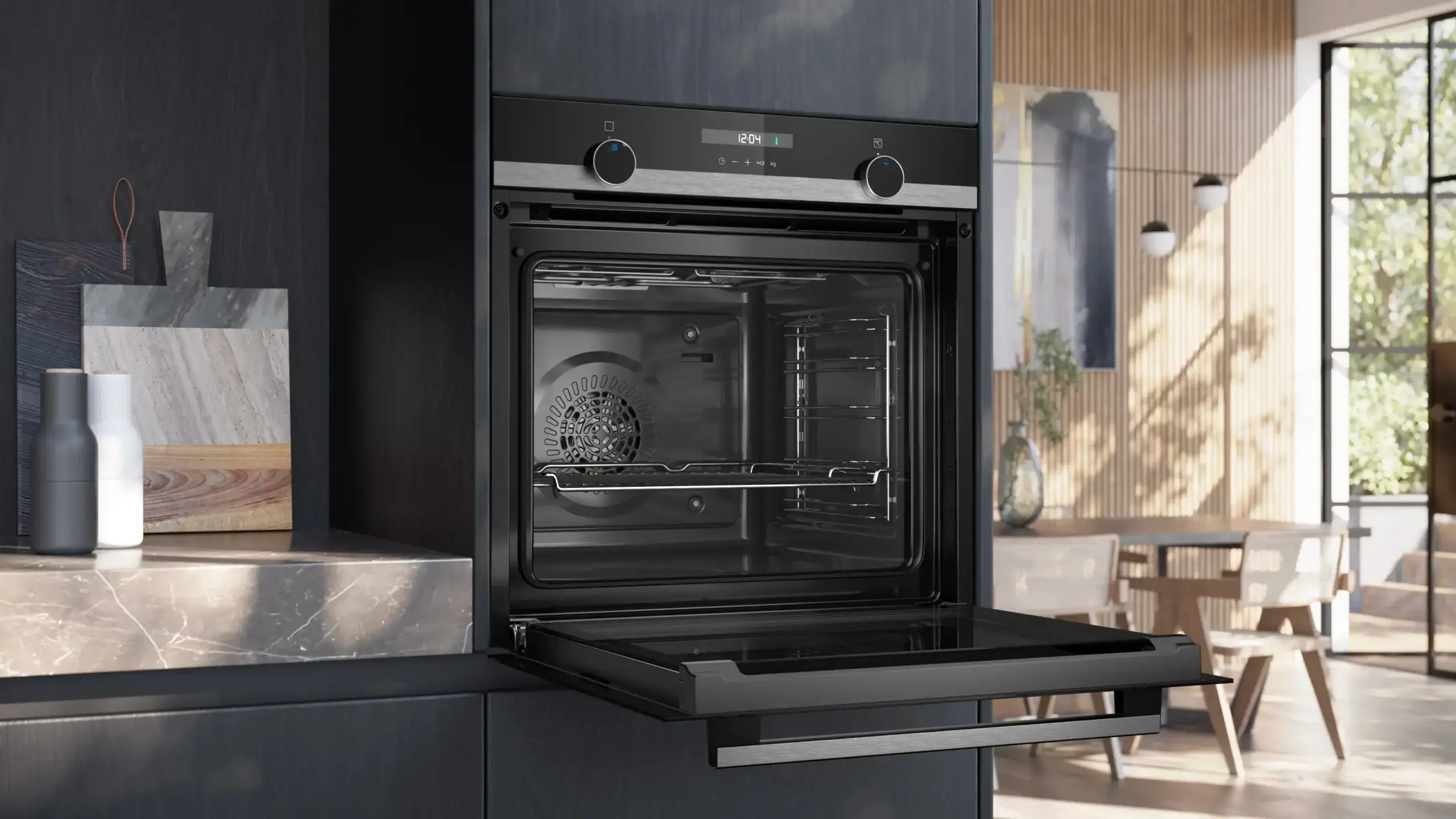 Siemens HB517GBS3 Einbau Backofen iQ500 60 cm 3D Heißluft – Bild 4