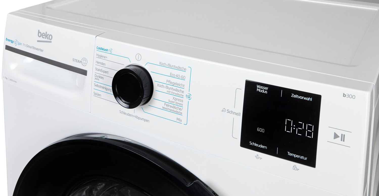 Beko - 429€ - BM3WFU3741X - Waschmaschine - 7 kg – Bild 4