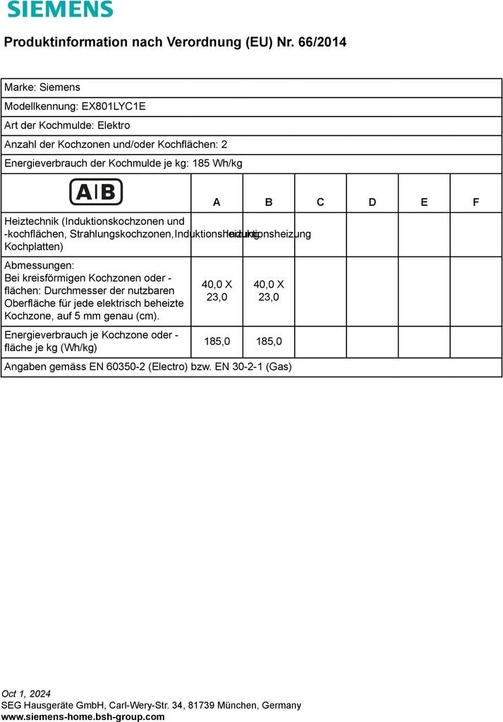 Siemens - 634€ - EX801LYC1E - Induktionskochfeld - iQ700 - 80cm - flächenbündig – Bild 5