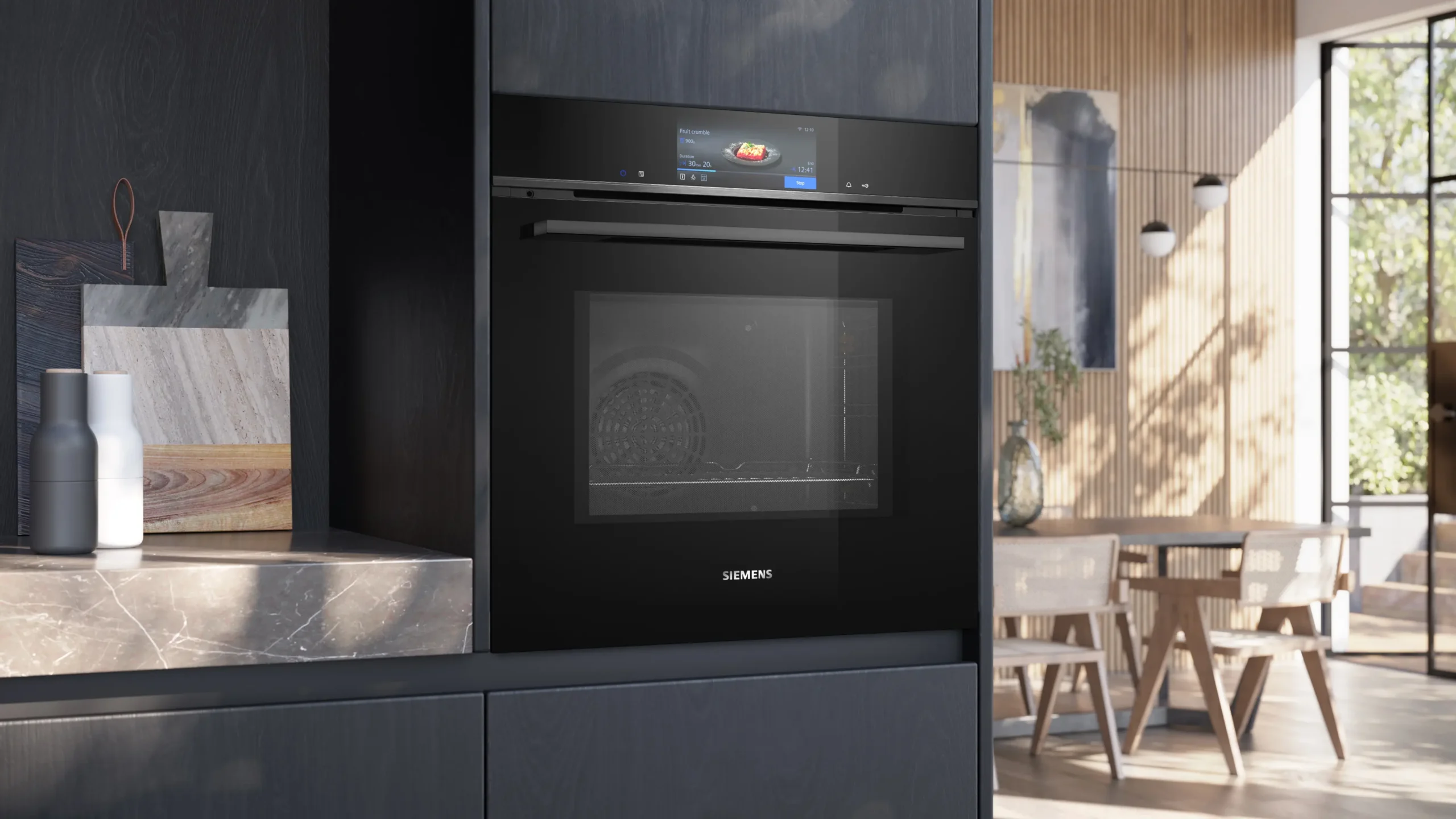 Siemens HM778GMB1 Einbau Backofen mit Mikrowelle iQ700 schwarz – Bild 5