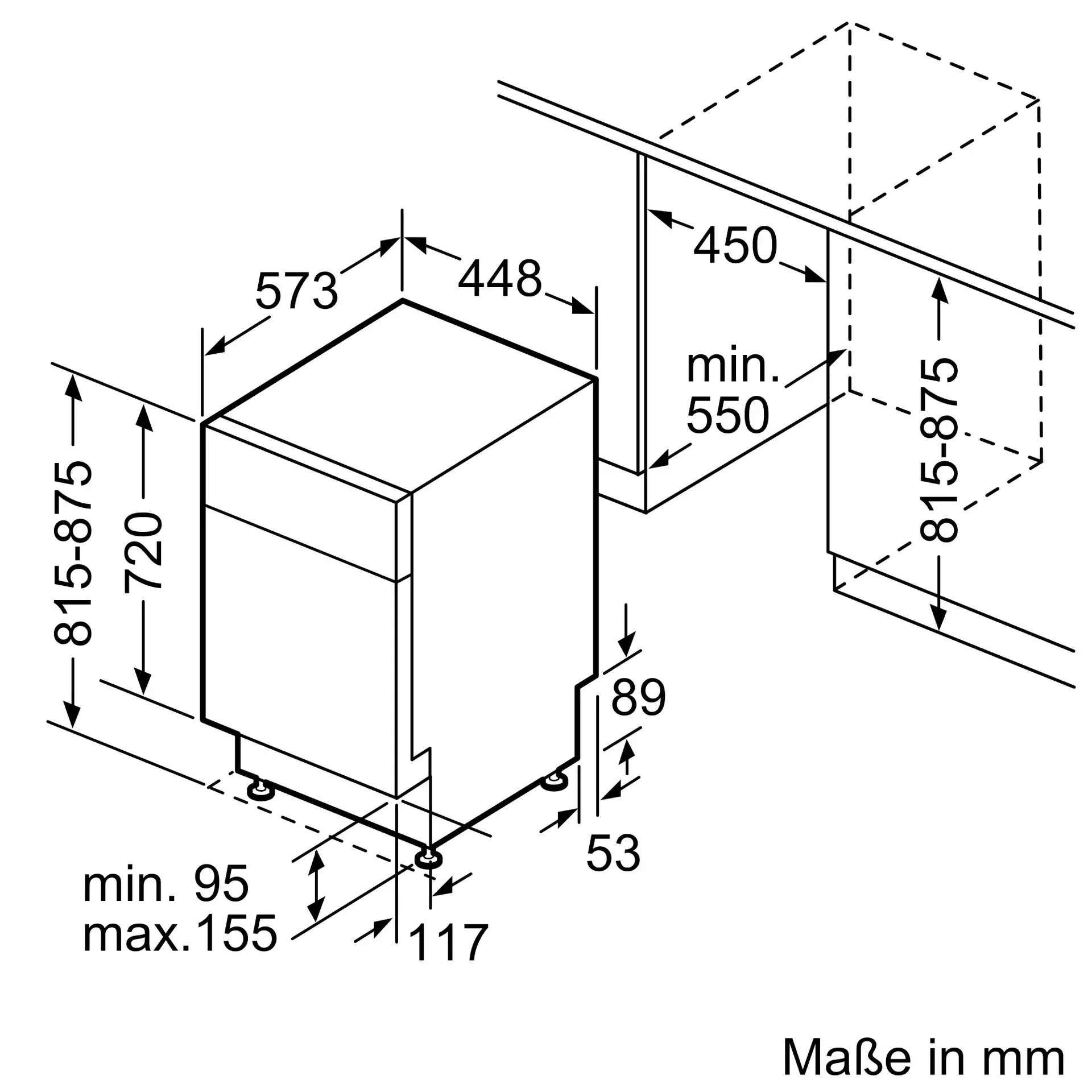 Siemens SR43ES25ME Geschirrspüler Unterbau 45 cm iQ300 – Bild 5