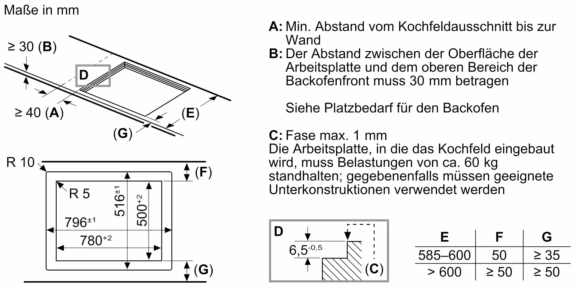 Siemens - 689€ - EX801HVC1E Induktionskochfeld 80 cm autark iQ700 schwarz – Bild 6