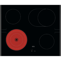 AEG - 319€ - TA64RA07FB - 3000 Radiant Hob Herdgebundenes Glaskeramikkochfeld / 60 cm
